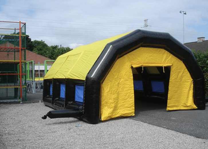 Opblaasbare tent - tente gonflable